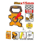 Ingco HFMT1850 Fibreglass Measuring Tape 50m x 15mm – Durable Construction Tape Measure