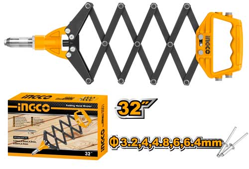 Ingco HFOR321 Folding Hand Riveter 32"