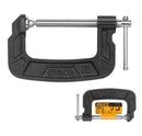Ingco HGC0103 3" G Clamp – Heavy Duty Steel Clamp for Woodworking & Metalwork
