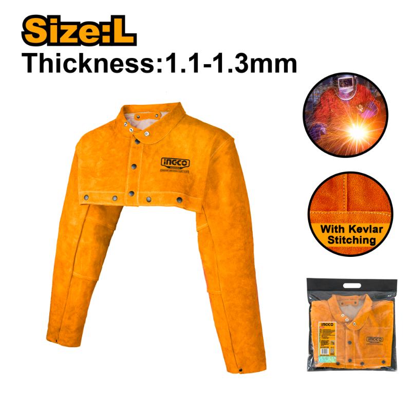 Ingco HGV0302  Cowhide welding cap Size: one size  1.1-1.3mm