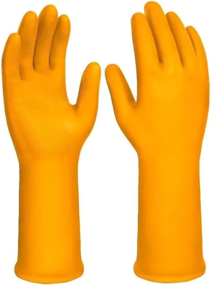 Ingco HGVP01 PVC Safety Gloves, Large Size