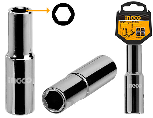Ingco HHAST12143L 1/2" Deep hexagonal socket 14MM