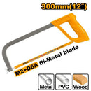 Ingco HHFS3058 300mm (12") Hacksaw Frame – Heavy Duty Metal Cutting Tool for Wood, Plastic &amp; Metal