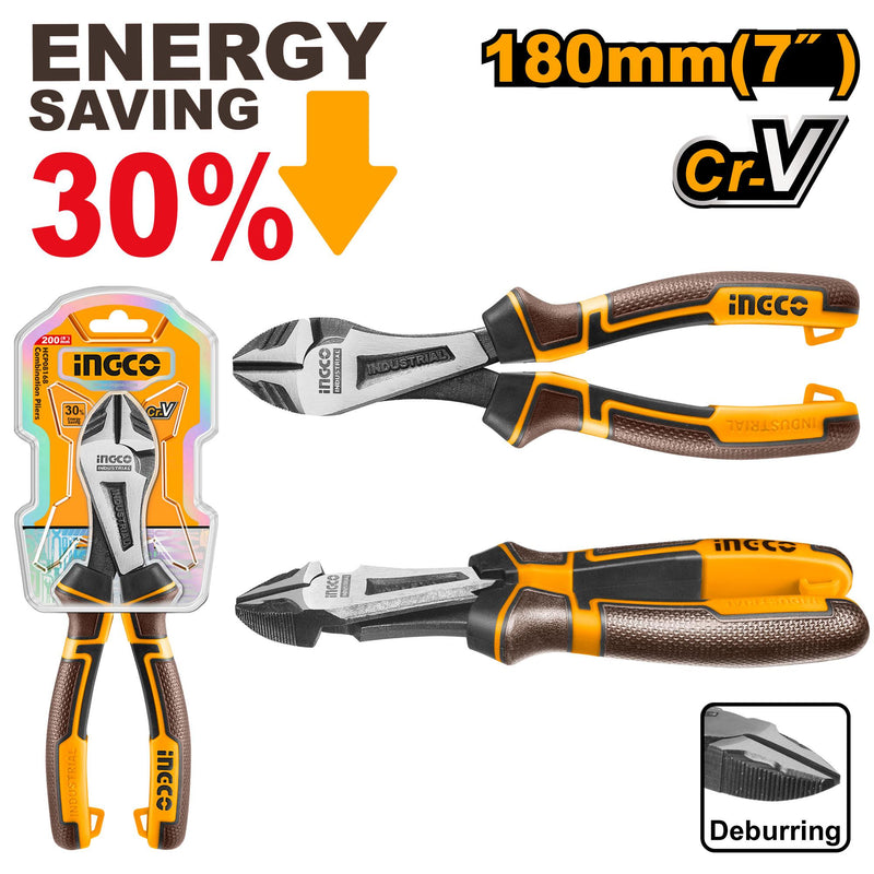 Ingco HHHDCP28180 High leverage heavy-duty diagonal cutting pliers