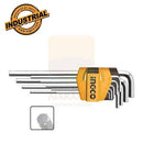 Ingco HHK11092 9-Piece S2 Steel Hex Key Set (Allen Keys) – Heavy Duty Metric Hand Tool for Mechanical & DIY Use