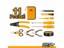 Ingco HKETS0111 11pcs Electricians Tool Kit Set