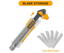 Ingco HKNS1808 18mm Snap-Off Blade Knife – Utility Knife with 6pcs SK5 Blades