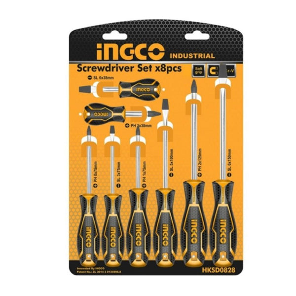 Ingco HKSD0828 Screwdriver Set 8pcs