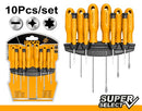 Ingco HKSD1058 10 Pcs screwdriver and precision screwdriver set