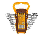 Ingco HKSPA2088 Double Open End Spanner Set 6–22mm – Heavy-Duty Metric Wrench Kit