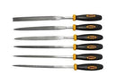 Ingco HKTF63 6-Piece File Set – Heavy-Duty Steel Hand Files for Wood, Metal & Workshop Use