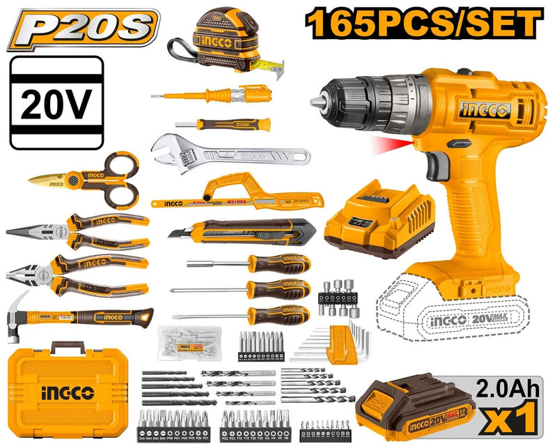 INGCO HKTHP11651 165 Pcs Tools Set 