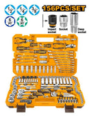 Ingco HKTHP21561156 156 Pcs Combination Tools Set – Professional Tool Kit