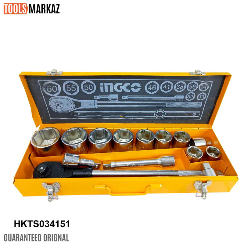 Ingco HKTS034151 15 Pcs 3/4" socket set