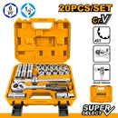 Ingco HKTS12201 System Socket Set 1/2" 20pcs