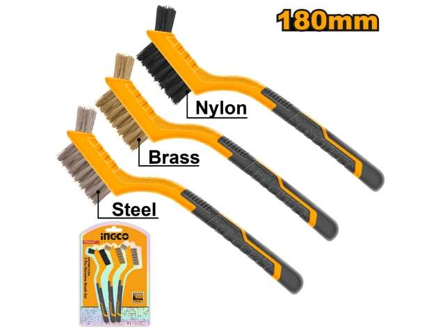 Ingco HKTWB10306 3 PCS Abrasive Brush Set