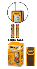 Ingco HLDD1008 Laser Distance Meter – 100M Range, Digital Laser Measurer for Construction & DIY