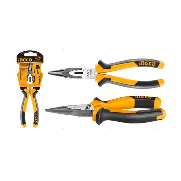 Ingco HLNP08208 Long Nose Pliers, Size: 8 Inch