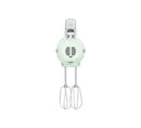 SMEG HMF01PGUK Hand Mixer – Powerful 4-Speed Electric Mixer with Stainless Steel Beaters for Home Baking