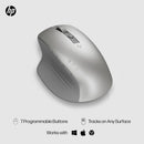 HP 930 Creator Wireless Mouse - Bluetooth/Wired Compatible with USB-A Dongle, 7 Programmable Buttons, Ergonomic Grip, Silent Click & Scroll-Up to 12 Week Battery Life, Rechargeable Mouse
