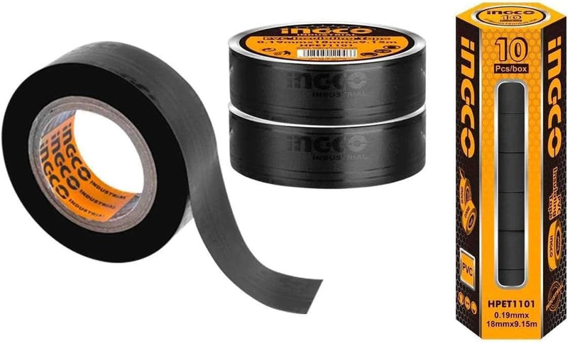 Ingco HPET1103 PVC 10-Piece Set Electrical Insulating Tape