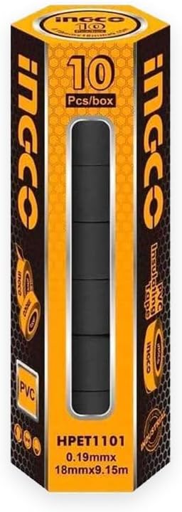 Ingco HPET1103 PVC 10-Piece Set Electrical Insulating Tape