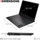 HP OMEN 16-wd0073dx,Gaming Laptop, Intel Core i7-13620H, 13 Gen 16GB DDR5 5200, 1TB SSD, NVIDIA GeForce RTX 4060 8GB GDDR6 Graphics, 16.1" FHD Windows 11 (9R640UA)