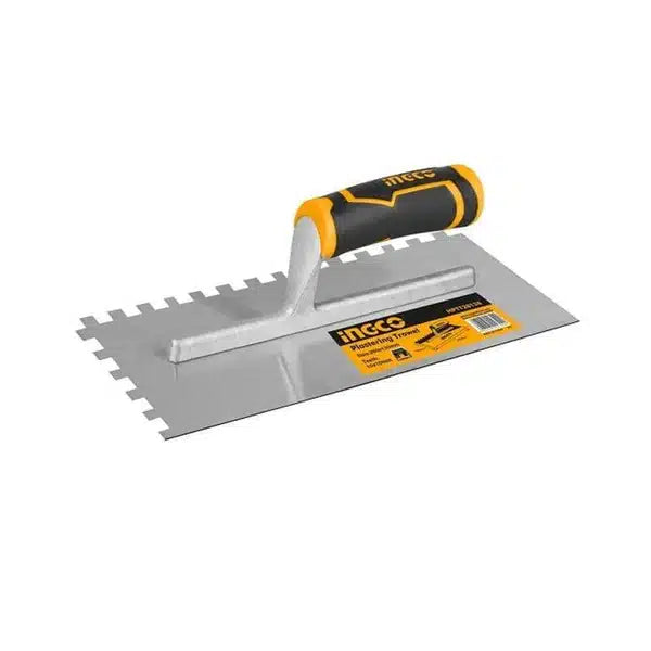 Ingco HPTT28138 Stainless Steel Plastering Trowel With Teeth