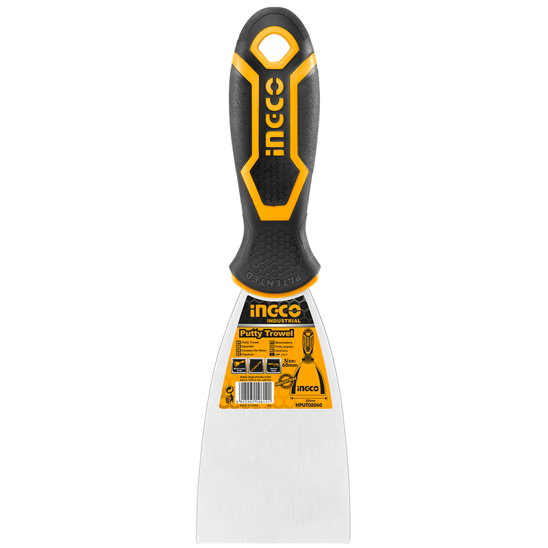 Ingco HPUT08060 2.4-Inch Stainless Steel Putty Trowel