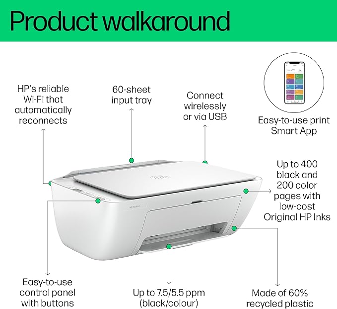 HP DeskJet Ink Advantage 2875 All-in-One Printer