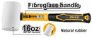 Ingco HRUH8316 Rubber hammer Weight:16oz/450g