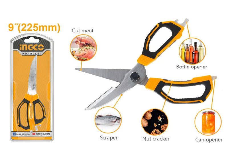 Ingco HSCRS822251 Kitchen Scissors 225mm (9")