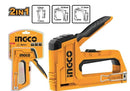 Ingco HSG1406 2-In-1 Staple Gun 6–14mm – Heavy-Duty Manual Stapler for Upholstery, Carpentry & DIY
