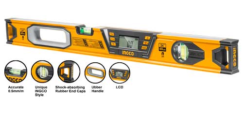 Ingco  HSL08060D  60cm Digital Spirit Level 