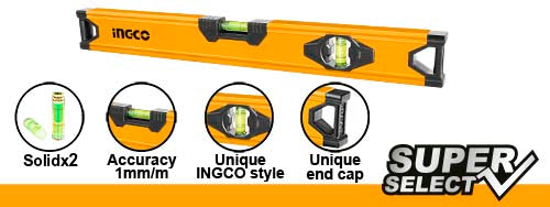 Ingco HSL58060 Spirit Level 1mm, 60cm(PROMO)
