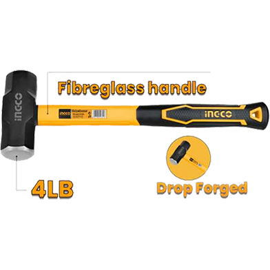 Ingco HSLH8804 Sledge Hammer 4 LB