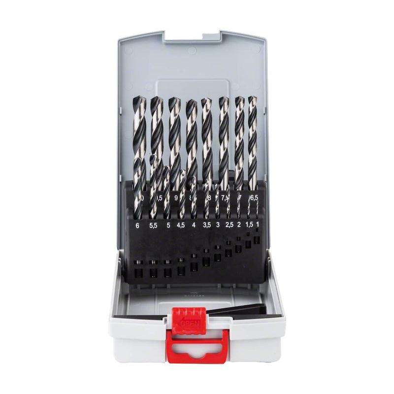 Bosch HSS-PointTeQ Probox Metal Drill Bit Set 1-10 mm (19pcs) - 2608577351