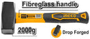 Ingco HSTH8804 Stoning Hammer with Fiberglass Handle, 2 Kg