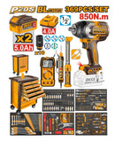 Ingco HTCS283692 369pcs Tool Chest Set – Complete Professional Mechanic & Workshop Tool Kit