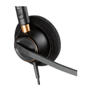 Plantronics Poly EncorePro HW520 Wired Headset, E and A Binaural Headphones with Noise Cancellation and Quick Disconnect (783P7AA)
