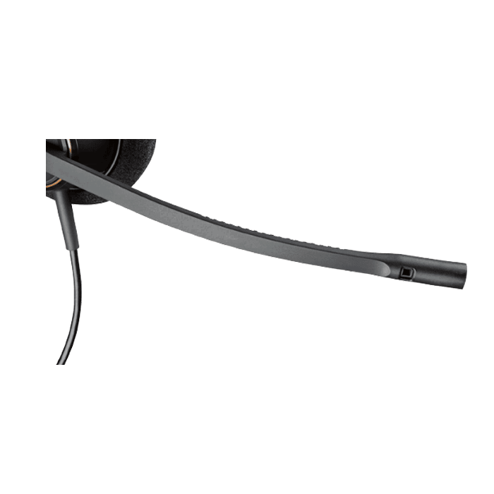 Plantronics Poly EncorePro HW520 Wired Headset, E and A Binaural Headphones with Noise Cancellation and Quick Disconnect (783P7AA)