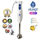 Nunix HB-01 Hand Blender, 2-Speed with Stainless Steel Blades