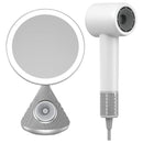 Havit HDK88 15W Wireless Charging Beauty Set with Hair Dryer & LED Mirror – Professional Personal Care and Beauty Kit with Fast Wireless Charging, Portable Hair Styling, Illuminated Mirror, and Travel Friendly Design for Home, Salon, and Daily Use