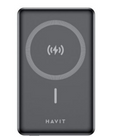 Havit PB5224 10000mAh 20W magnetic wireless charging power bank- Provides fast and convenient charging on the go, keeping your devices powered anytime without the need for cables