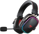 Havit H2039BG Wireless Tri-Mode Gaming Headset – RGB Light, Magnetic Ear Cups, Clear Sound