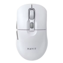 Havit MS59WB Dual Mode 2.4GHz+BT5.1 2400DPI Wireless Ergonomic Computer Mouse with USB Receiver