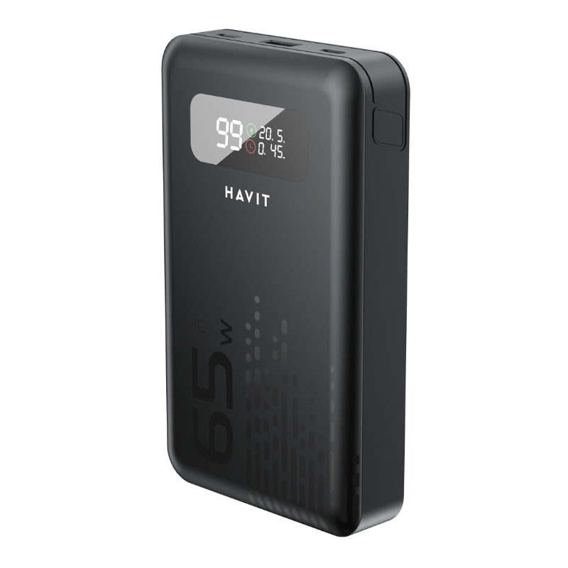 Havit PB5212 Power bank 20000mA 100W Fast Charging with 2 cable