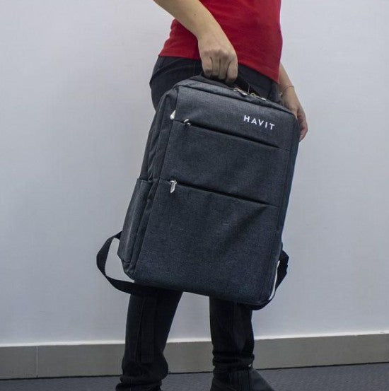 Havit H0026 15.6” Laptop Backpack – Waterproof USB Bag | Digital Store ...