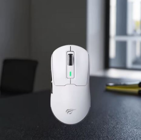 Havit MS969SE Tri-Mode Gaming Mouse – Ultra-Fast Wired, 2.4G Wireless & Bluetooth 5.1, Ergonomic RGB Mouse for PC, Mac, Laptop Gaming and Work