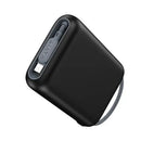Havit PB32 10000mAh Power Bank with Built‑In Type‑C Cable – High‑Capacity Portable Charger with Dual Output and Fast Charging for Smartphones, Tablets, and USB Devices